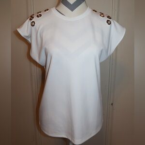 MONICA TEE - OFF WHITE SIZE XS